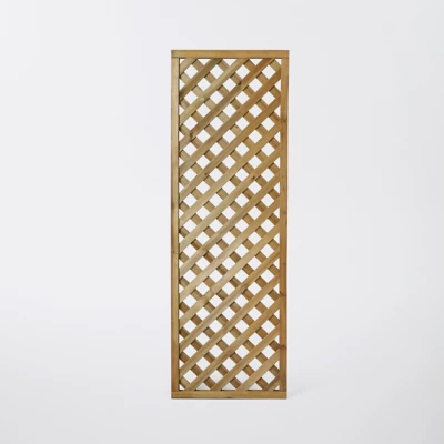 Treillis carré en pin avec cadre 61 x h.183 cm