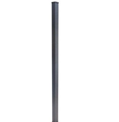 Poteau aluminium Neva taupe h.183 cm (sans base)