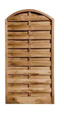 Panneau arc bois Blooma Arve marron 30 mm 90 x h.180 cm