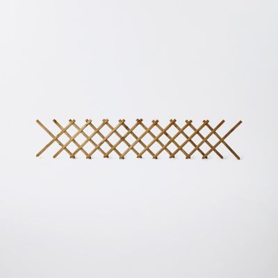 Clôture extérieure bois croisillons Blooma Ibar vert 250 x h.80 cm