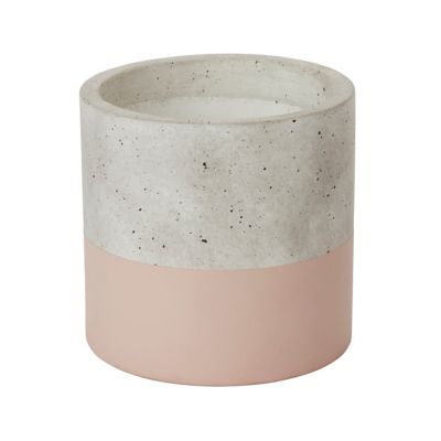 Pot rond béton trempé rose ø12 cm
