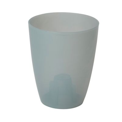 GoodHome - Pot à orchidée plastique transparent vert d'eau ø12 cm