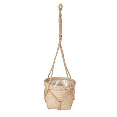 Pot suspendu herbes marines naturel 12 cm