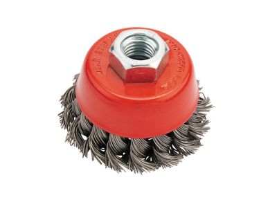 Brosse torsadée acier pour meuleuse Universal 65 mm