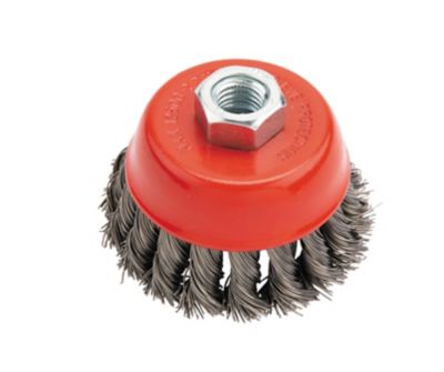 Brosse torsadée acier pour meuleuse Universal 80 mm