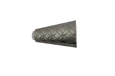 GoodHome - Embout cône pour barre à rideau GoodHome 19 mm Athens gris