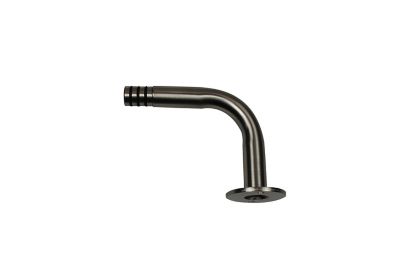 GoodHome - Équerre fixation arrondie pour barre à rideau GoodHome 19 mm Athens gris