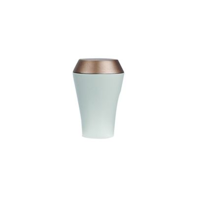 GoodHome - Embout cône pour barre à rideau bicolore GoodHome 19 mm Anafi blanc