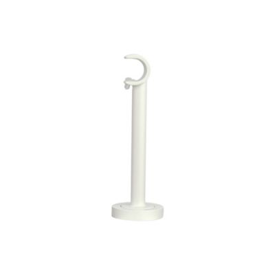 GoodHome - Support moyen pour barre à rideau GoodHome 19 mm Anafi blanc