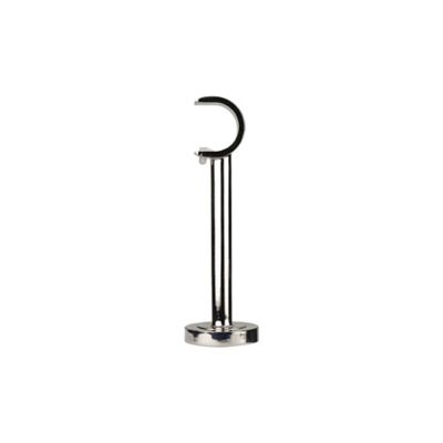 GoodHome - Support moyen pour barre à rideau GoodHome 28 mm Olympe gris