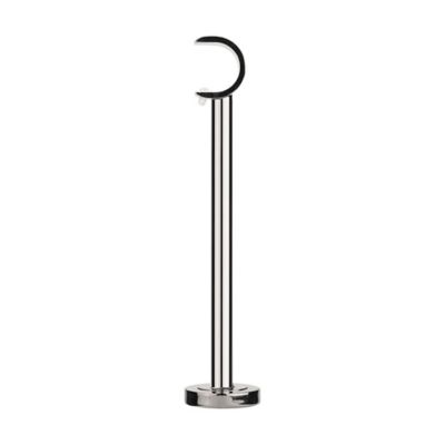 GoodHome - Support long pour barre à rideau double GoodHome 28 mm Olympe gris