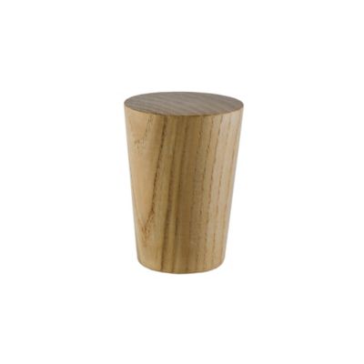GoodHome - Embout cône pour barre à rideau GoodHome 28 mm Symi naturel