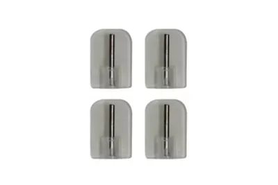 Supports pour barre de vitrage x4 Blanc mat