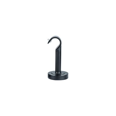 GoodHome - Support plafond fermé pour barre à rideau GoodHome 19 mm Araxos noir