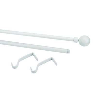 Kit de tringle à rideau extensible embout boule Anafi GoodHome 120210 cm Ø19mm