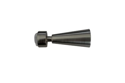 GoodHome - Embout cône pour barre à rideau GoodHome 28 mm Athens gris