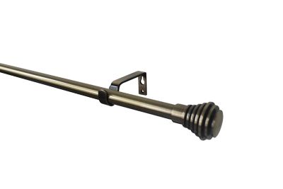 Kit de tringle à rideau extensible embout cône Antiki GoodHome 200/330 cm, ?16/19mm doré