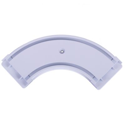 GoodHome - Raccord d'angle double pour barre à rideau Thira GoodHome blanc