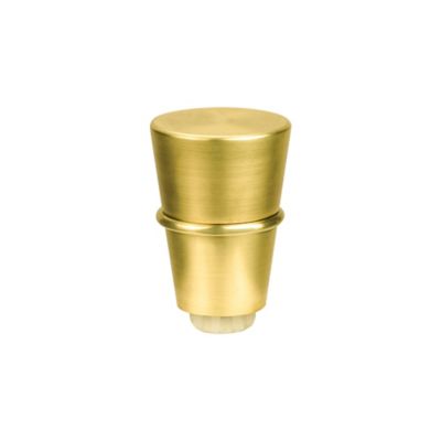 GoodHome - Embout cône pour barre à rideau GoodHome avec anneau or 19 mm Elasa or