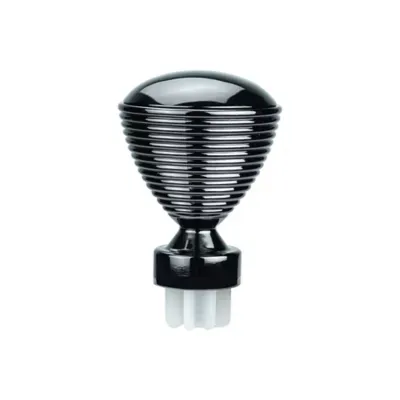 GoodHome - Embout cône pour barre à rideau GoodHome décapé 28 mm Kimlos noir