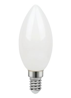 Ampoule LED flamme E14 470lm 3.4W = 40W Ø3.5cm Diall blanc chaud et blanc neutre