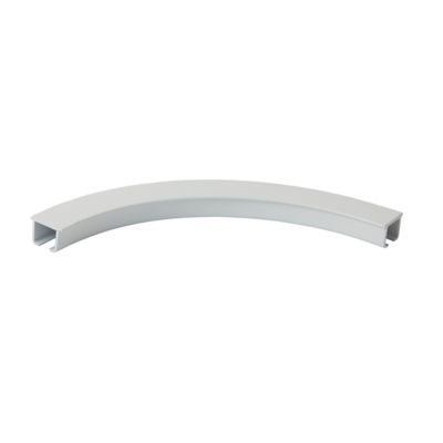 GoodHome - Support d'angle simple pour barre à rideau Thira GoodHome blanc
