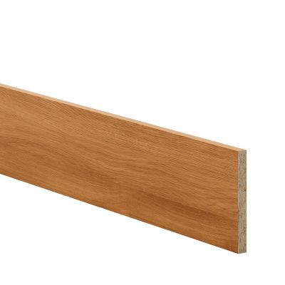 Plinthe de cuisine Goodhome Chia chêne fumé H. 15 cm x l. 2.4 m x Ep. 16 mm - Goodhome