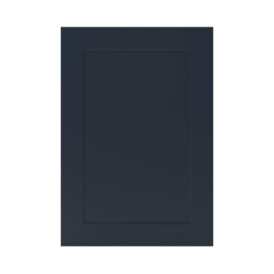 Porte de meuble de cuisine Artemisia bleu mat l. 50 cm x H. 72 cm GoodHome - Goodhome