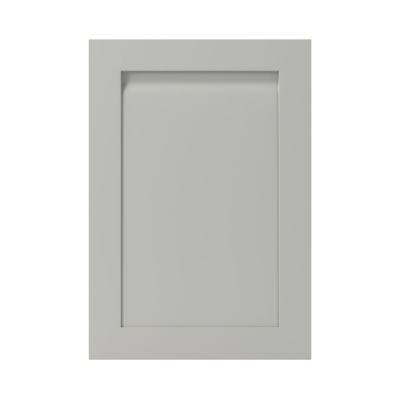 Porte de meuble de cuisine Garcinia gris ciment mat l. 50 cm x H. 72 cm GoodHome - Goodhome