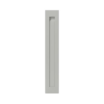 Porte de meuble de cuisine Garcinia gris ciment mat l. 15 cm x H. 90 cm GoodHome - Goodhome