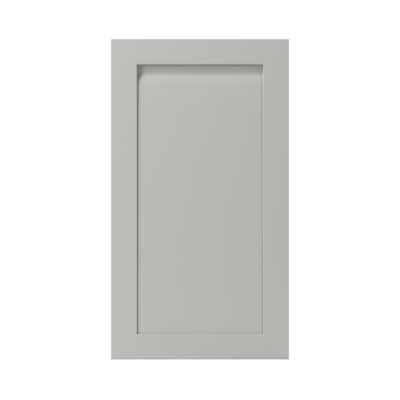 Porte de meuble de cuisine Garcinia gris ciment mat l. 50 cm x H. 90 cm GoodHome - Goodhome