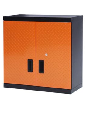 Armoire à outils murale en métal Magnusson noir et orange
