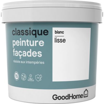 Peinture extérieure GoodHome Classique blanc éclatant 5L