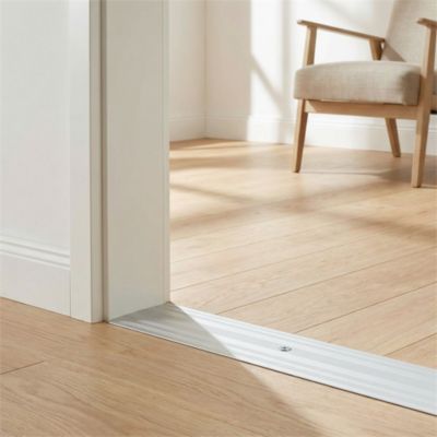 Large barre de seuil en aluminium décor métal GoodHome 60 x 930 mm