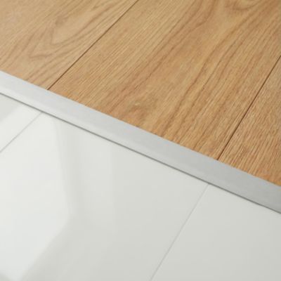 Barre de seuil en aluminium décor métal GoodHome 37 x 930 mm