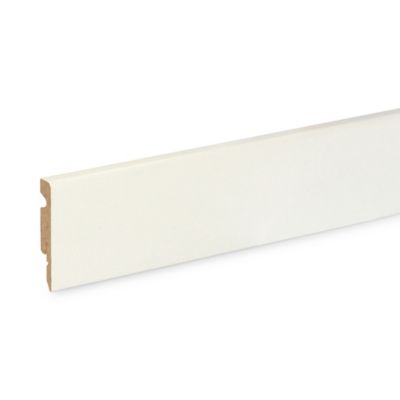 Plinthe MDF Blanc GoodHome 220 x 6 cm Décor 10 (vendue à la pièce)
