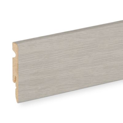 Plinthe MDF 220 x 6 cm Décor 40 chêne gris (vendue à la pièce)