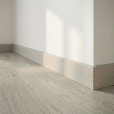 Plinthe bois MDF pour parquet et stratifié GoodHome Décor 45 .220 x H.6 x ép.1 1 cm