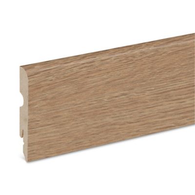 Plinthe MDF 220 x 8 cm Décor 150 chêne naturel brut (vendue à la pièce)