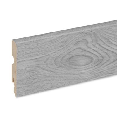 Plinthe MDF 220 x 8 cm Décor 55 gris (vendue à la pièce)
