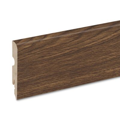 Plinthe MDF 220 x 8 cm Décor 220 brun chêne rustique (vendue à la pièce)