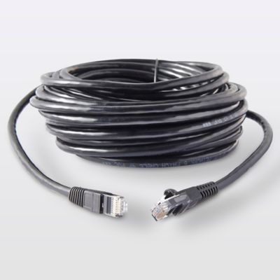 Câble RJ45 Mâle / Mâle Catégorie 5E noir Blyss, 10 m