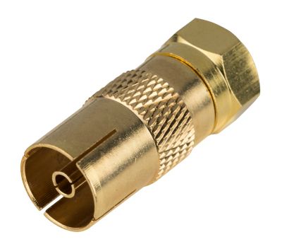 Adaptateur Mâle Type F Femelle ø9.5 mmBlyss, Or
