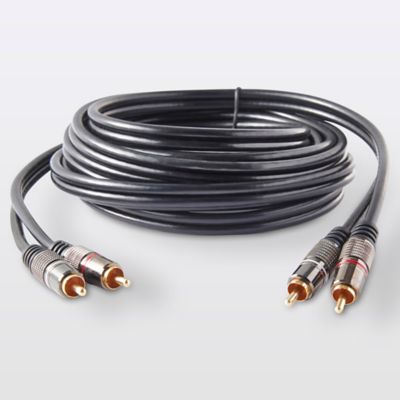 Cordon audio 2RCA Mâle / Mâle Blyss Or, 3 m