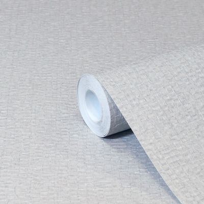 Papier peint vinyle sur intissé GoodHome Aure gris clair