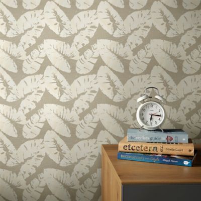 Papier peint vinyle sur intissé GoodHome Scolyme beige