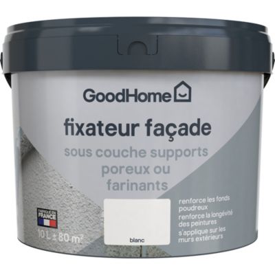 Sous-couche fixateur façade GoodHome blanc 10L