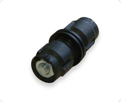 Connecteur 180° profilé rond et tube rond Diall 16 mm