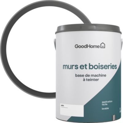Peinture murs, boiseries intérieur GoodHome satin base C 5L
