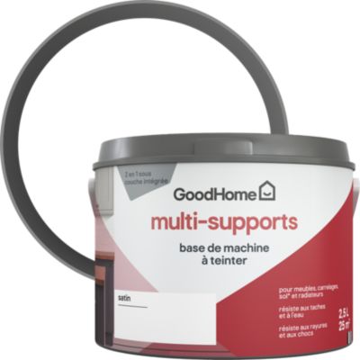 Peinture rénovation multi-supports intérieur GoodHome satin base C 2,5L